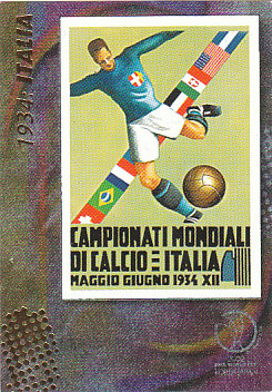 Official Poster 1934 Italia Panini World Cup 2002 #5